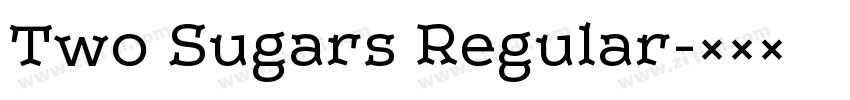 Two Sugars Regular字体转换 Two Sugars Regular字体转换